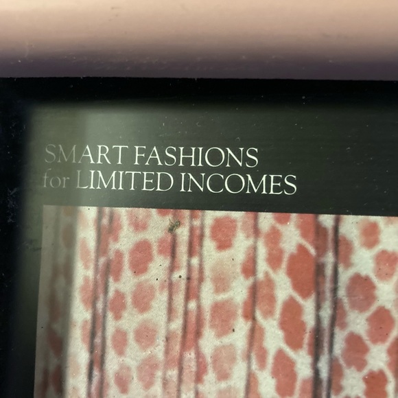 Rare vintage framed vogue cover.
